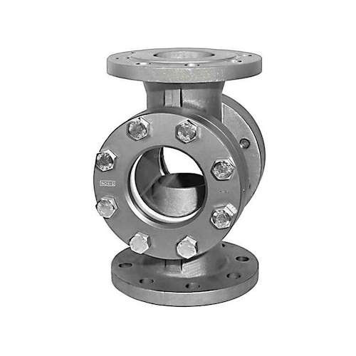 سایت گلاس فلنجدار استیل